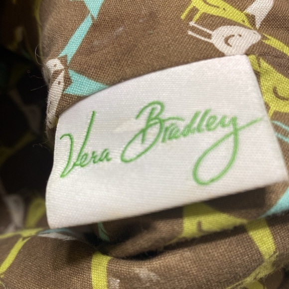 Vera Bradley Bluebird Sitting in a Tree top handle Purse drawstring closure EUC - Picture 5 of 9